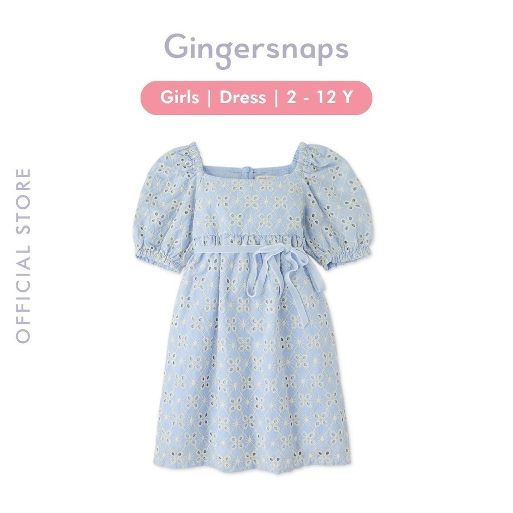 Gingersnaps Sunset Soiree Dress Blue - Dress Anak Perempuan (Biru)