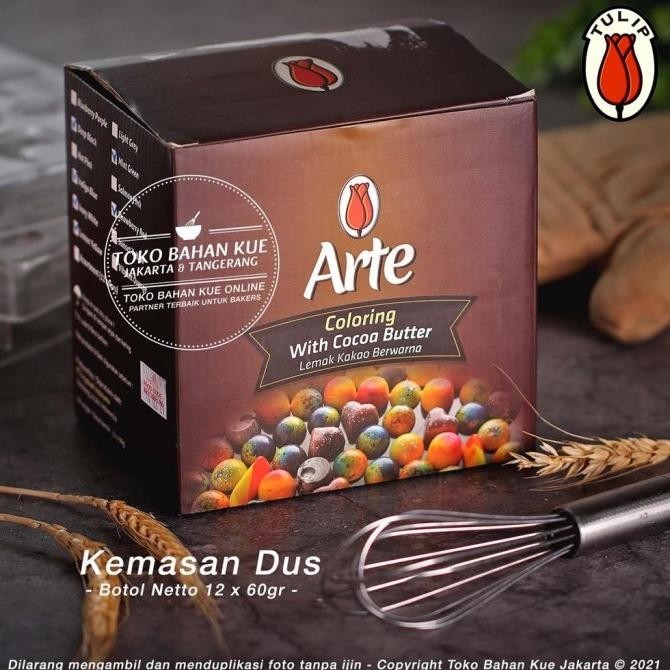 

Tulip Arte Chocolate Coloring Lemon Yellow Cocoa Butter Pewarna Kunin