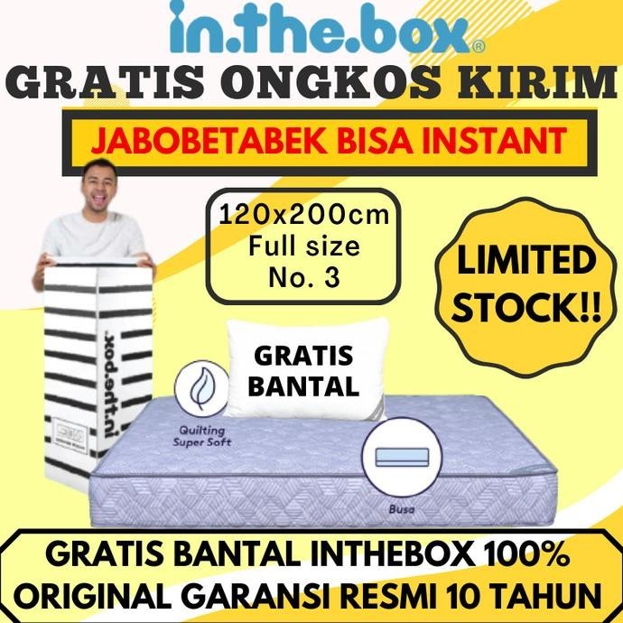 Matras Kasur Inthebox / In The Box Hybrid Memory Foam 120x200 (Full)