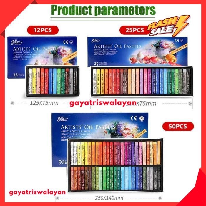 

MUNGYO ARTIST OIL PASTEL 12 25 50 COLORS WARNA / KRAYON CRAYON BEST PRODUK