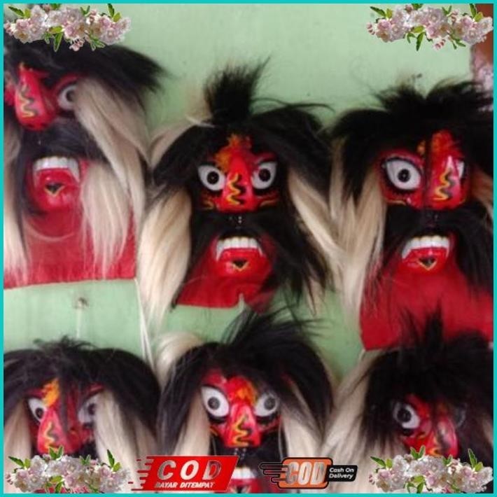 BARUBUJANG GANONG/GANONGAN /BUJANG GANONG / GANONGAN MURAH RAMBUT SINTETIS / BUJANG GANONG / TOPENG 