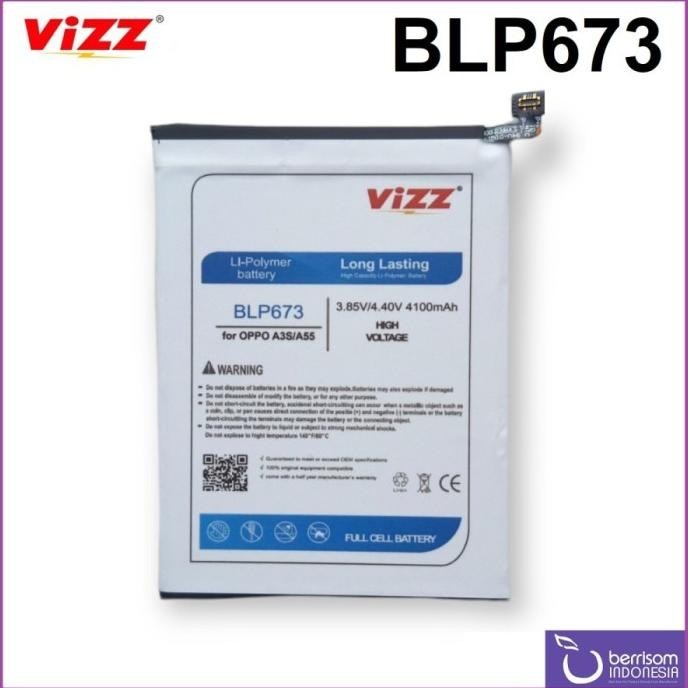 VIZZ Baterai Double Power Oppo BLP673 A31 2020 Batre