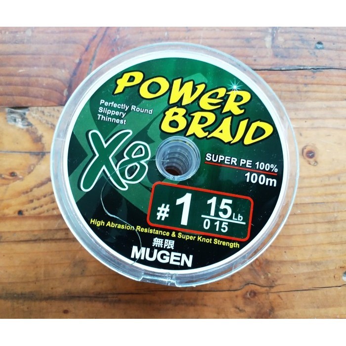 Senar PE Mugen Power Braid PE1 X8 / Senar PE 1 / senar pancing