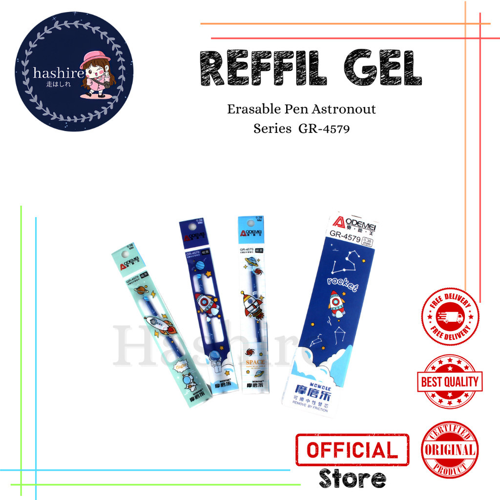 

20pcs Refil Pulpen Hapus ROKET GR-4579 / 1 pak Refil Pulpen Hapus