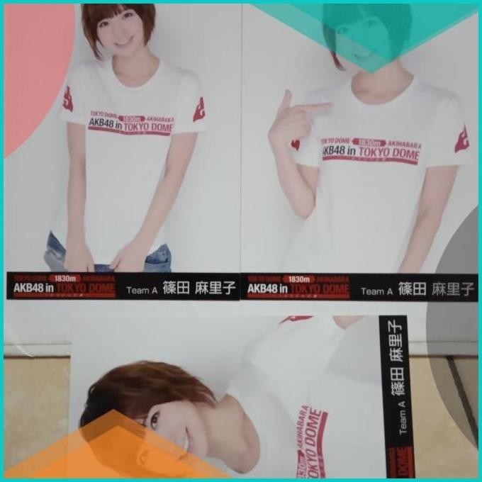 Photo Pack Official AKB48 Shinoda Mariko 1830M 13m4yZ4 suku cadang