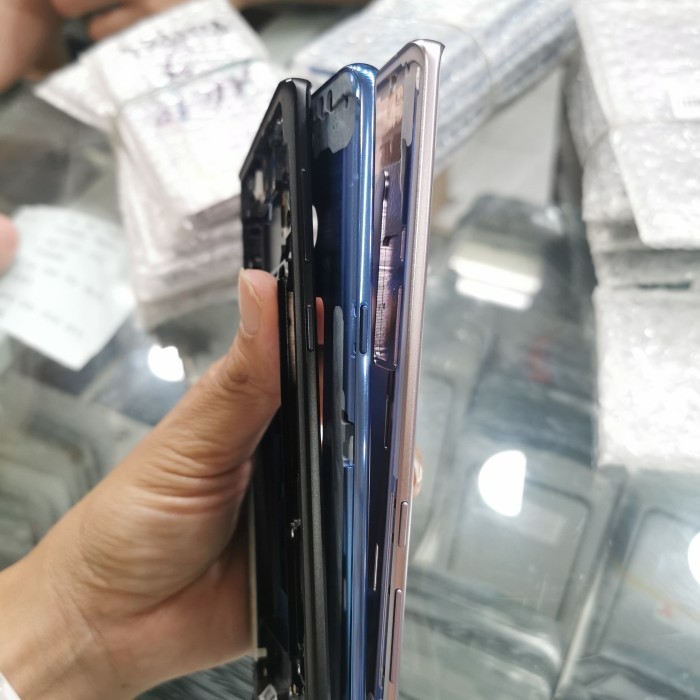 Frame Bezel Dudukan Lcd Tulang Tengah Samsung Galaxy Note 9 Original