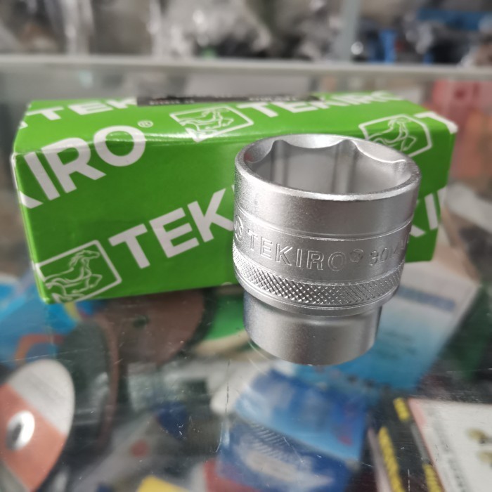 *****] Mata sok 30 mm 1/2" 6pt TEKIRO kunci sok socket shock tekiro 30mm