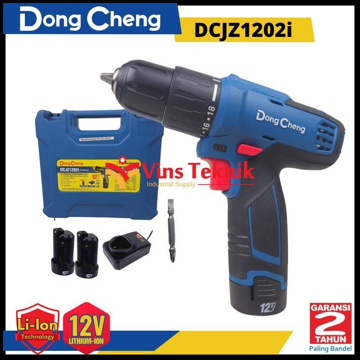 Dongcheng Dcjz 1202I Impact Drill 12V Bor Baterai Cordless Dongcheng