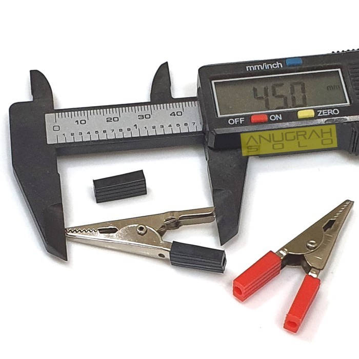 }}}}}}] Capit Buaya Alligator Clip Tebal Pegangan Kotak Merah Hitam Besar