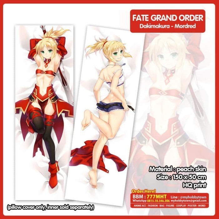 Ready Sarung Bantal Anime Dakimakura Fate Grand Order : Mordred