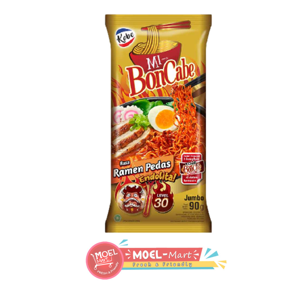 

KOBE Boncabe Mie Ramen Pedas 90gr