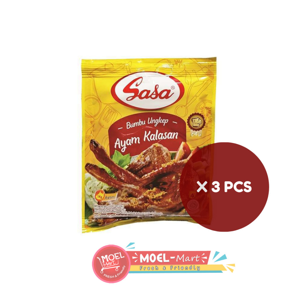 SASA BUMBU AYAM KALASAN 3 Pcs x 33GR