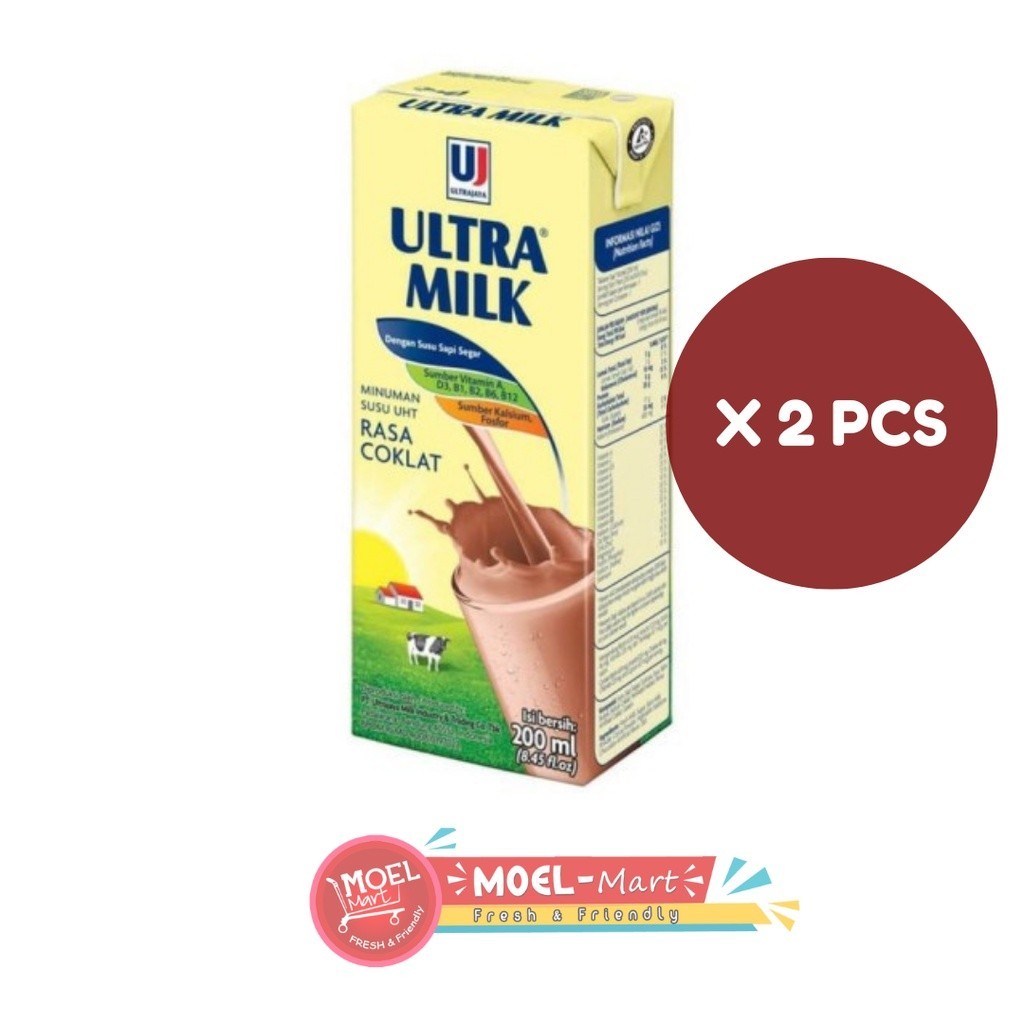 

ULTRA MILK Coklat 2pcs x 200ml