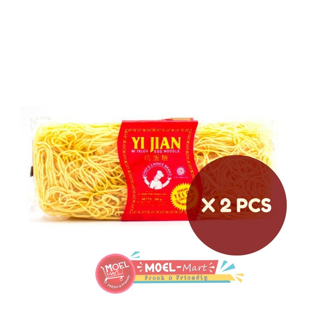 

YI JIAN Mie Telur Kecil 2pcs x 200gr