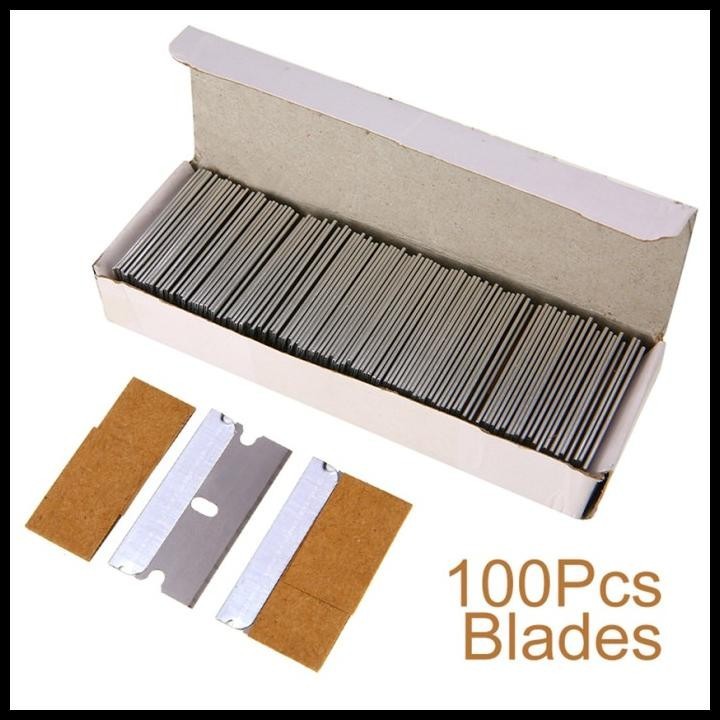 

HOT DEAL MATA PISAU REFILL 100PC CUTTER SCRAPER KAPE|SCRAPPER REPLACEMENT BLADE