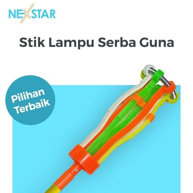 Tongkat pemasang lampu Stik lampu Galah pemasang lampu
