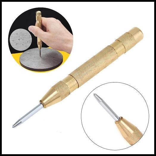 

TERMURAH 130MM AUTOMATIC CENTER PUNCH STRIKES SPRING LOADED MARKING HOLES TOOLS !!!!!!!