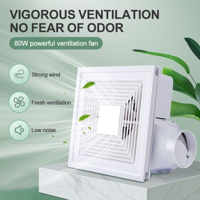 Exhaust Fan Plafon / Heksos / Kipas Angin Hisap Dapur Kamar Mandi Kama