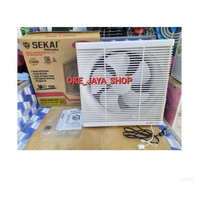 EXHAUST SEKAI/KIPAS PENYEDOT/BLOWER/EKSOS DINDING SEKAI 1290
