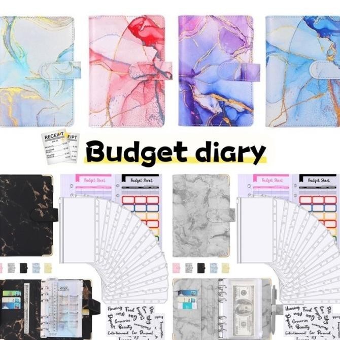 

a6 budget binder diary folder buku budget notebook