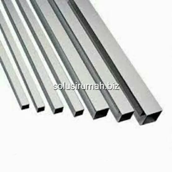 ] HOLLOW ALUMINIUM 16 X 16MM P 1M PIPA KOTAK panjang 1meter