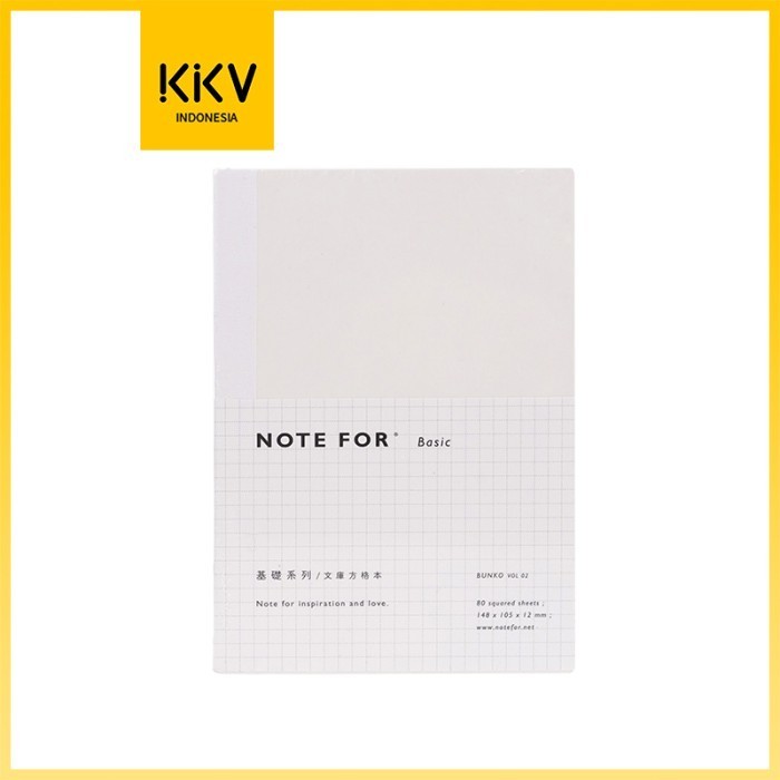 

KKV NOTEFOR Notebook Buku Tulis Catatan Garis Polos A5 A6 80 Halaman