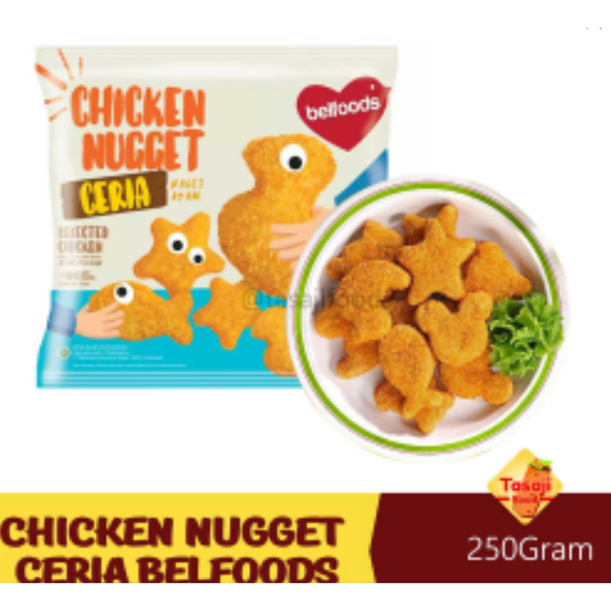 

Belfoods Chicken Nugget Ceria 250gr - Depo Frozen Airmadidi