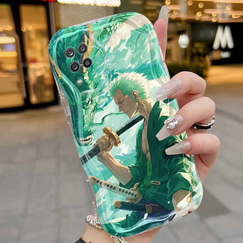 Casing Hp Samsung Galaxy A12 4G A12 5G M12 F12 Case Casing lembut Softcase sarung HP pola One Piece 