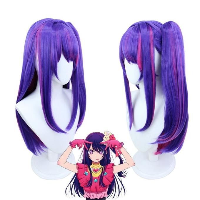 LOL-38 wig hoshino ai oshi no ko cosplay rambut palsu karakter anime