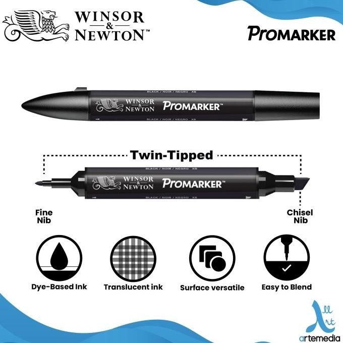 

Update Marker Winsor & Newton Promarker Dual Point Pena Kuas Warna Update 2024