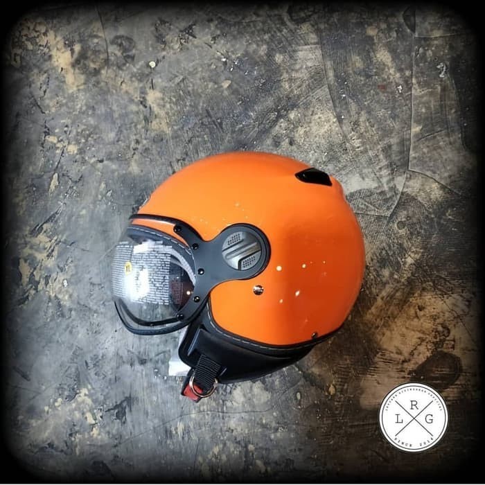 Helm Half Face Zeus 210 Orange