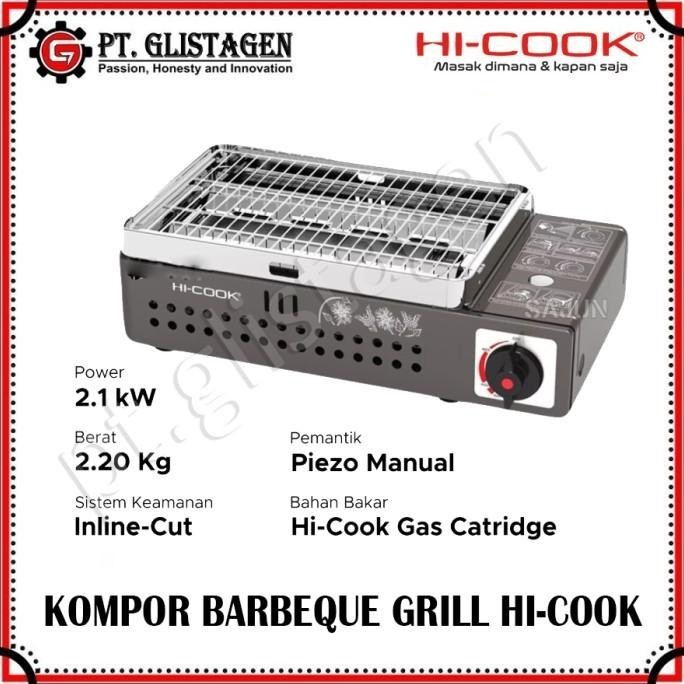 Hi-Cook Kc-301 Kompor Portable Bbq Barbeque Grill Panggang Gas Bonstania