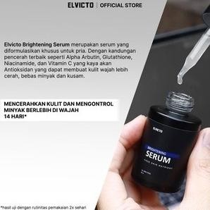 Serum Elvicto Brightening Serum / Serum Wajah Pria / Perawatan Pria