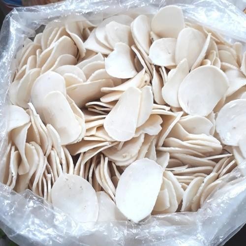 

[1kg] Krecek Krupuk Pasir Mentah Kerupuk Upil Rasa Bawang Farm