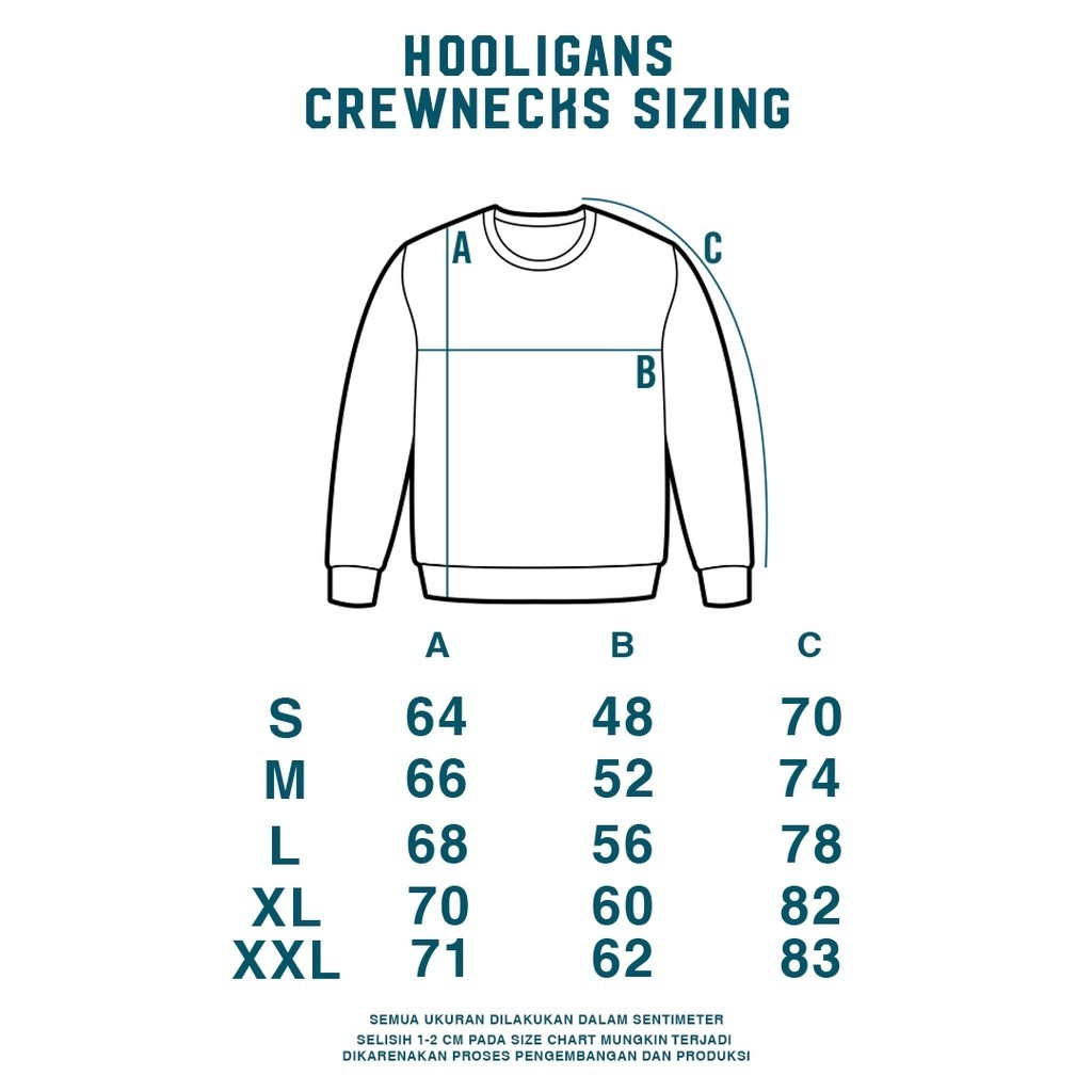 [NMDS COMPANY] PREMIUM CREWNECK Hooligans Sweater Crewneck Netral Navy
