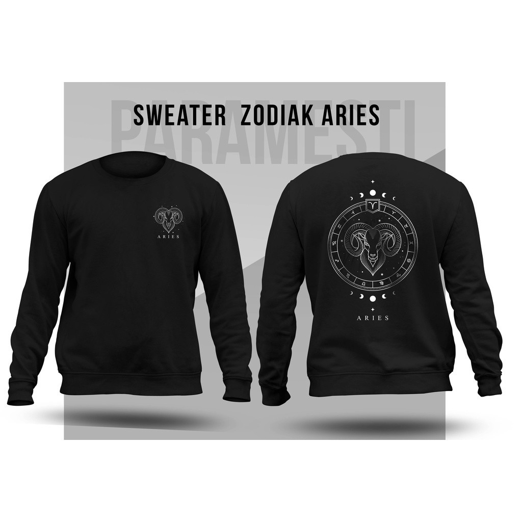 [NMDS COMPANY] PREMIUM CREWNECK Sweater zodiak zodiac aries Crewneck/SUWEATER TEBAL/SUWEATER PRIA