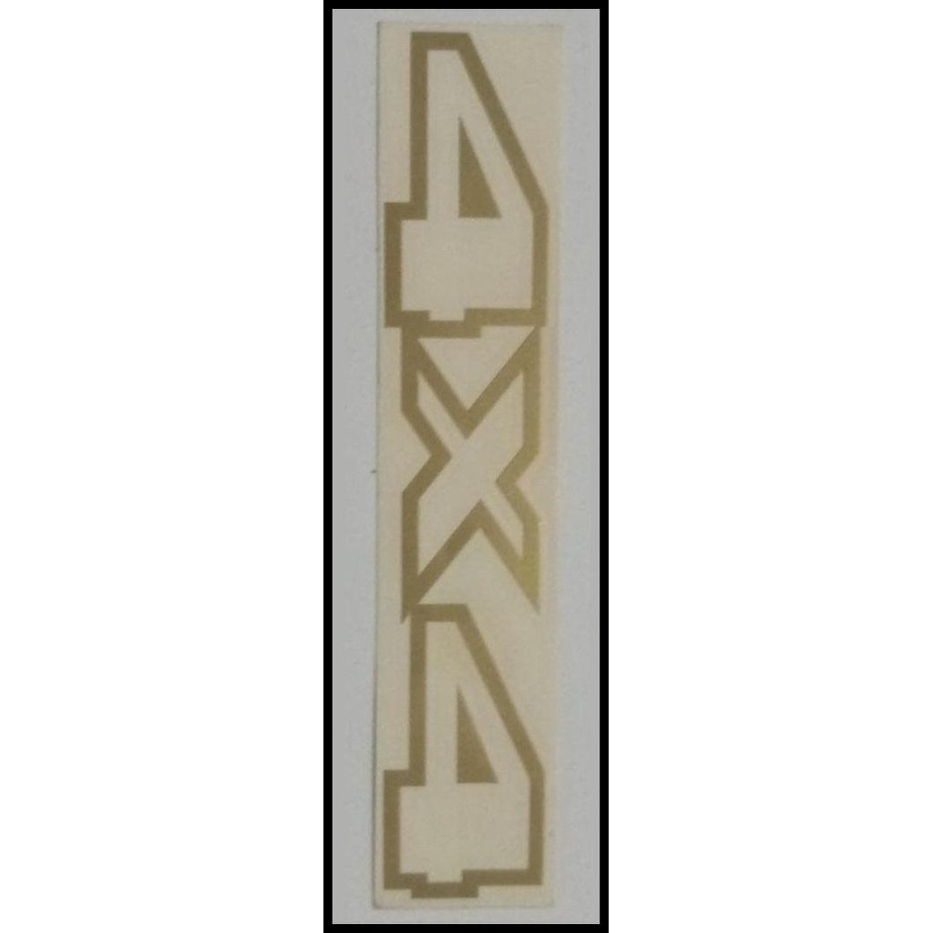 

TERMURAH STIKER "4X4" (WARNA TRANSPARAN) !!!!!