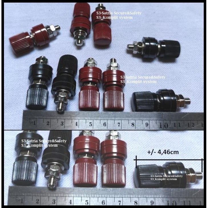 

DISKON BAGUS 3CM BINDING POST 3 CM 30MM MERAH HITAM POS SEDANG !!!!!!