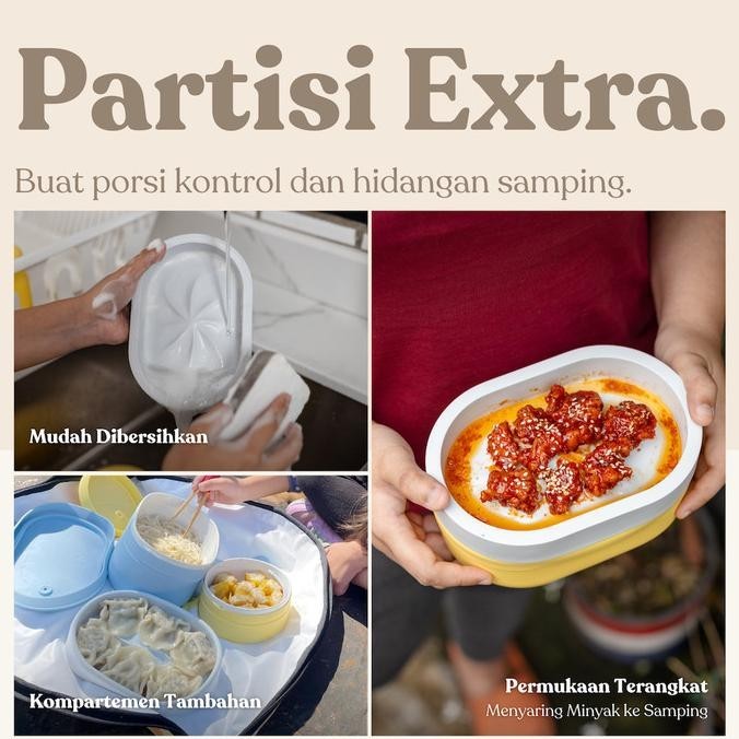 Swanz Ohayo Bento Lunch Box 650Ml - Bekal Makan Anak Dan Dewasa