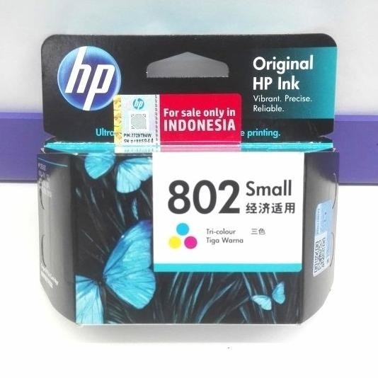 Tinta Printer Original Hp 802 Black