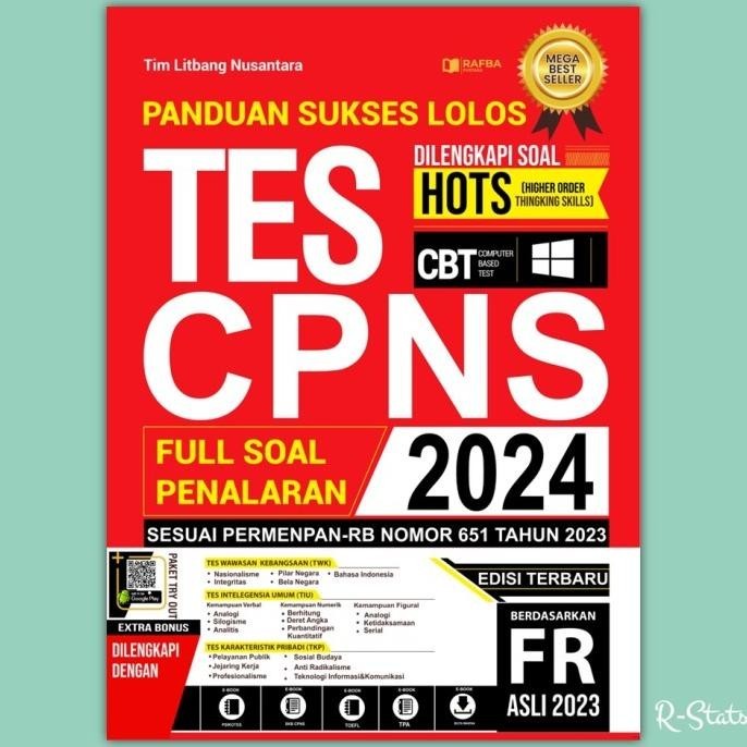 

Buku Latihan Soal Tes Masuk CPNS 2023 Terbaik Best Seller Ori Original