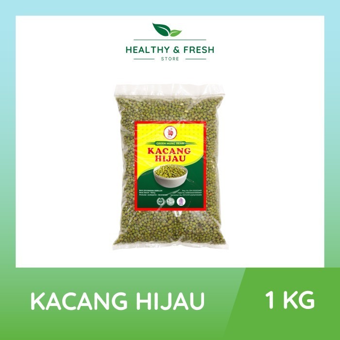 

SALE Kacang Hijau Green Mung Bean kemasan 1kg Cap Ratu Udang