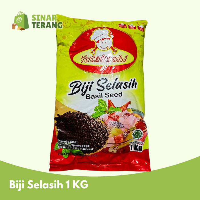 

TERJAMIN Basil Seed / Biji Selasih Import per 1 Kg repack / GROSIR