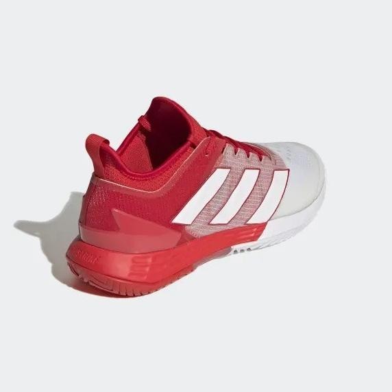 Sepatu Tenis Adidas Adizero 4 Ubersonic Red White/ Tennis Shoe Adidas