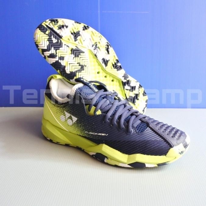 Sepatu Tenis Yonex FusionRev 4 Lime Navy/Tennis Shoe Yonex Original