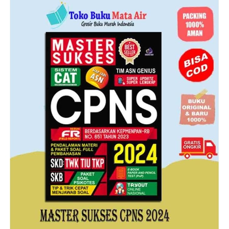 

BEST SELLER MASTER SUKSES SISTEM CAT CPNS 2024 - KOMPAS ILMU