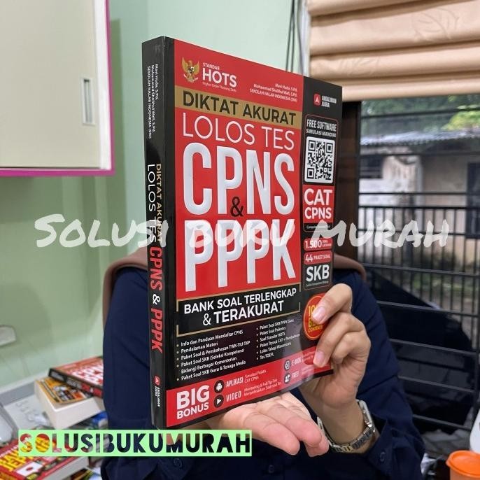 

BUKU BEST SELLER DIKTAT AKURAT LOLOS TES CPNS & PPPK 2022 TERBARU