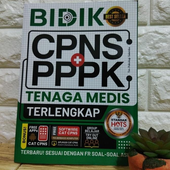 

BUKU CPNS TERBARU BIDIK CPNS + PPPK TENAGA MEDIS TERLENGKAP