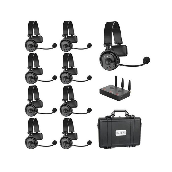 Intercom Duplex Wireless Came Waero 9 Person Mirip Clearcom Eartec