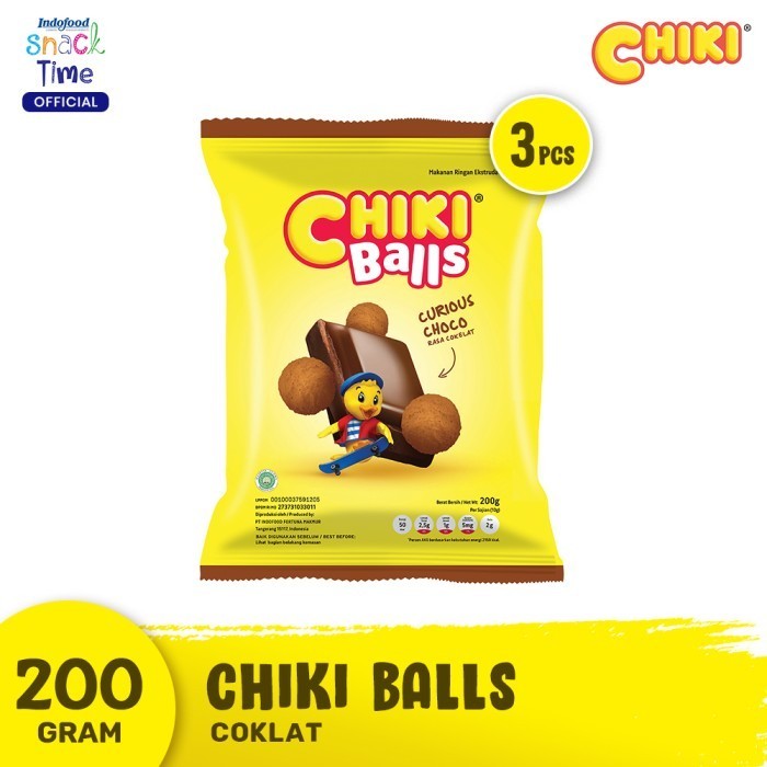 

CHIKI BALL COKLAT 200 GR - 3 PCS